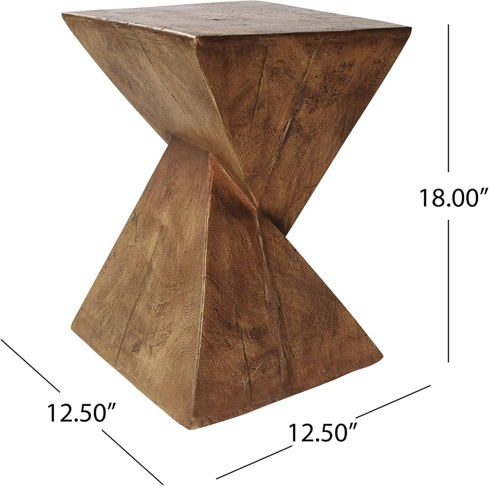 18" H Modern Side Table – Stylish Narrow Cent Table Compatible with Livi...