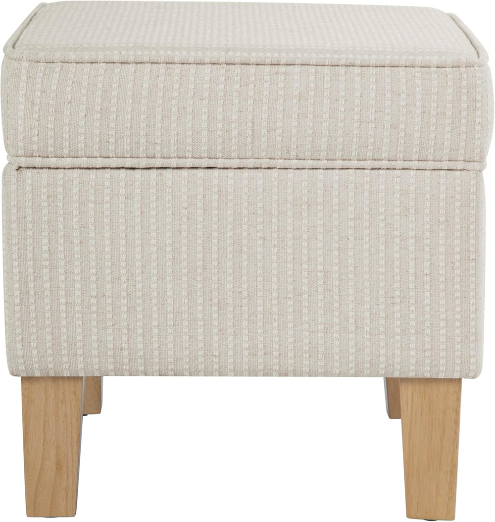 HomePop Home Decor | Upholstered Modern Rectangular Storage Ottoman | Hinged ...