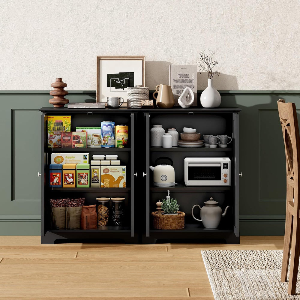 ChooChoo Bathroom Floor Cabinet with 2 Doors and Adjustable Shelves