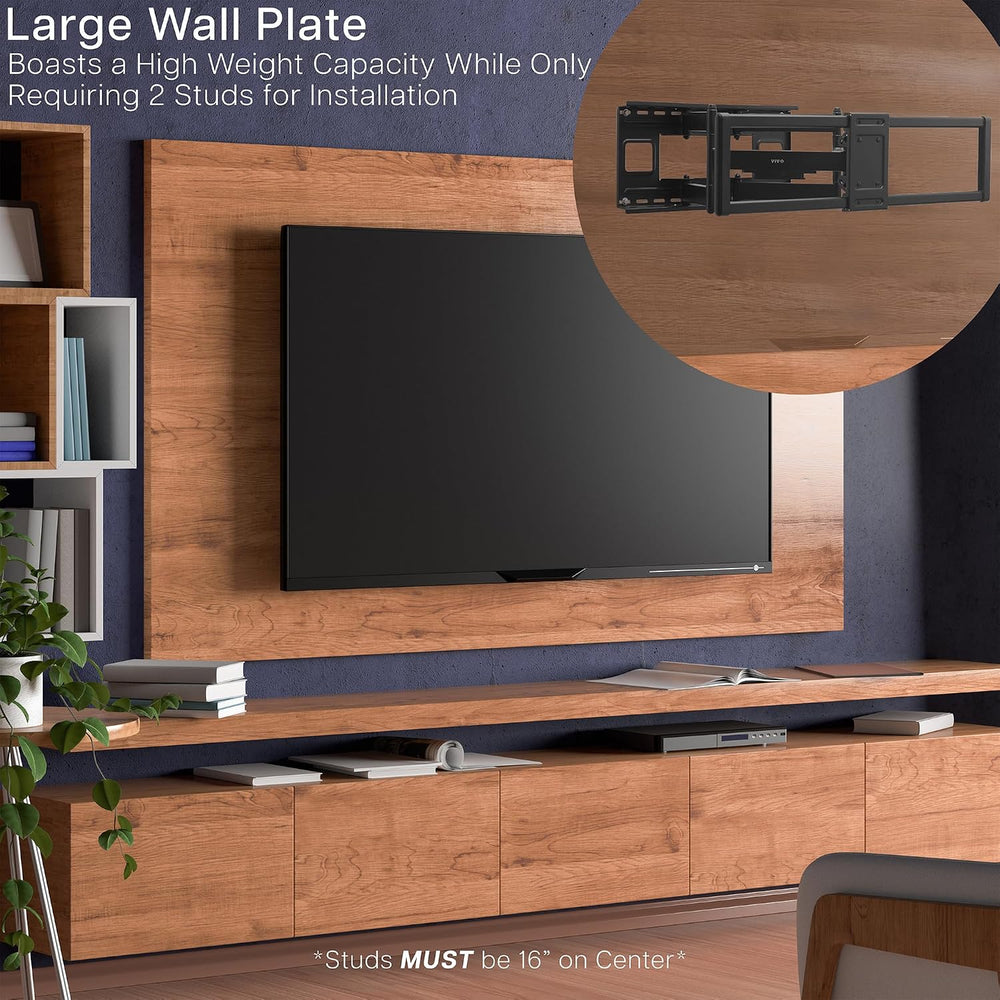 VIVO 60 to 120 inch Large Screen Heavy Duty TV Wall Mount for LCD LED Flat an...