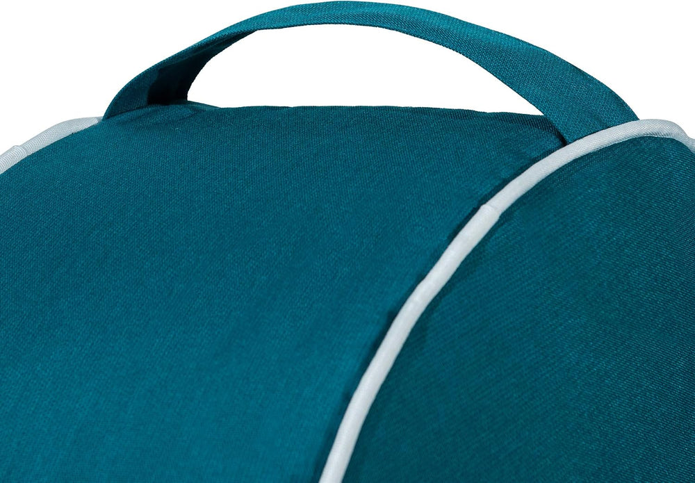 QILLOWAY Inflatable Outdoor Ottoman for Patio, Waterproof Round Pouf, Inflata...
