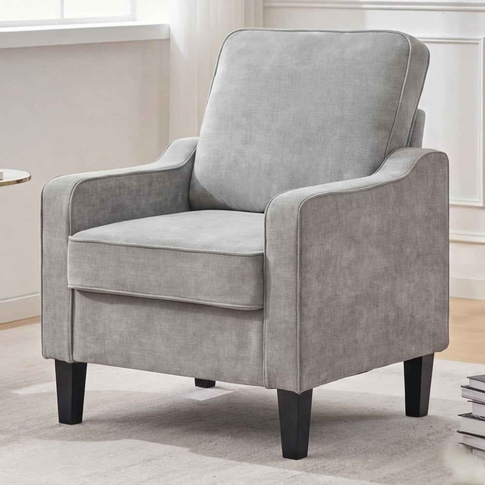 Mangodan Comfy Accent Chair for Living Room, Mid Century Modern Reading Chair...