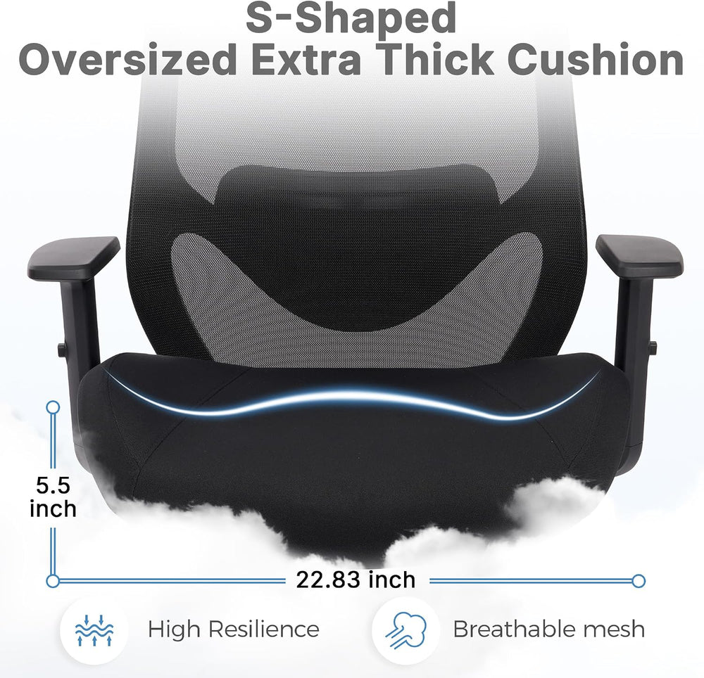 Big and Tall Drafting Chair, 400lbs Heavy Duty Chair for Standing Desk