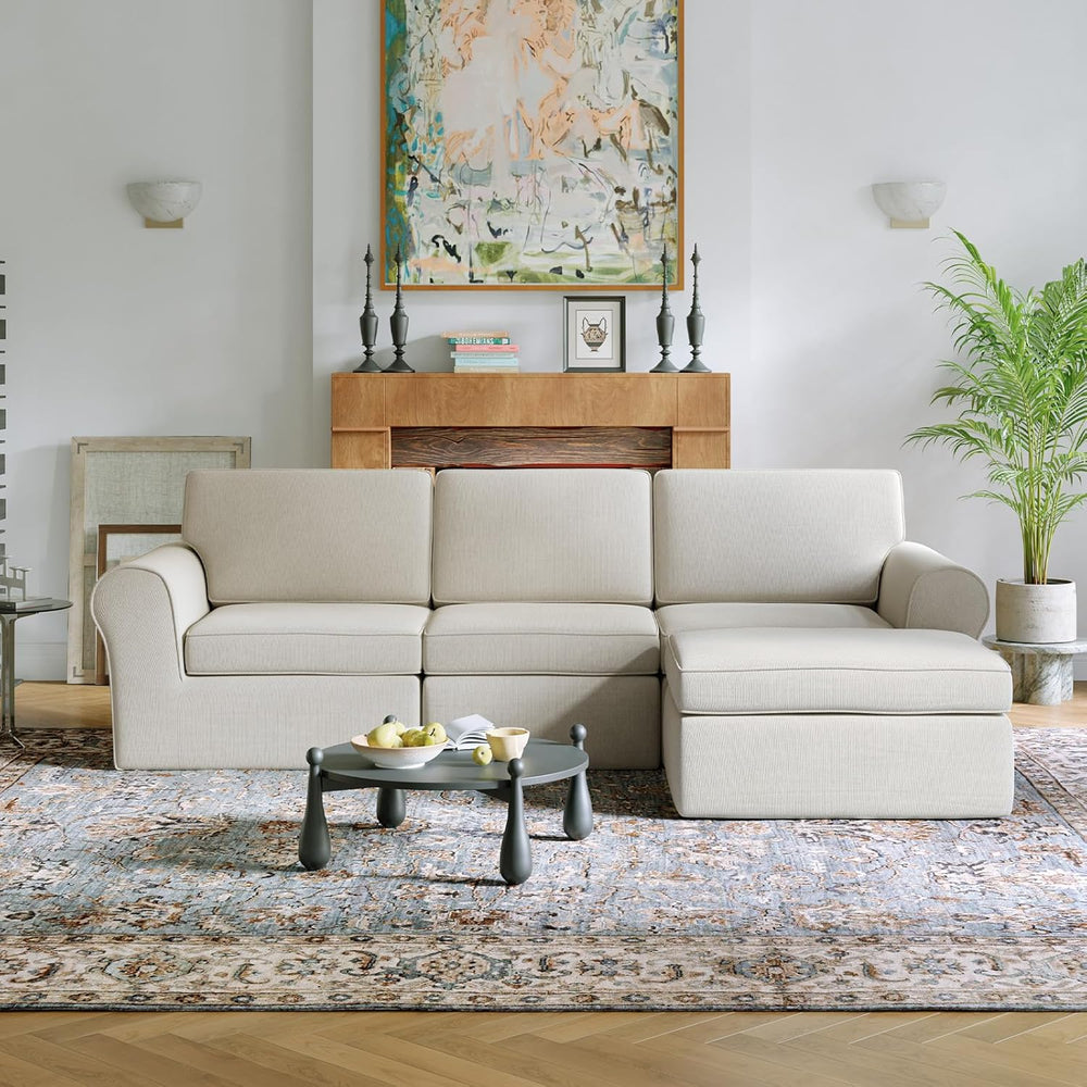 Novilla 108" Modular Sectional Sofa, Modular Sectional Couches for Livin...