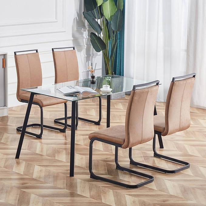 AZmac Modern Dining Chairs Set of 6,Armless Kitchen Chairs,Dining Room Chairs...