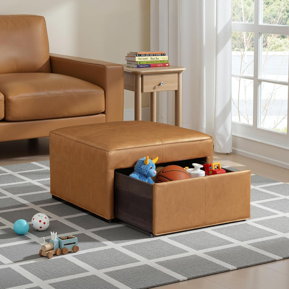Studio Living® Harrison 29.1" Storage Ottoman, Large Removable Storage D...
