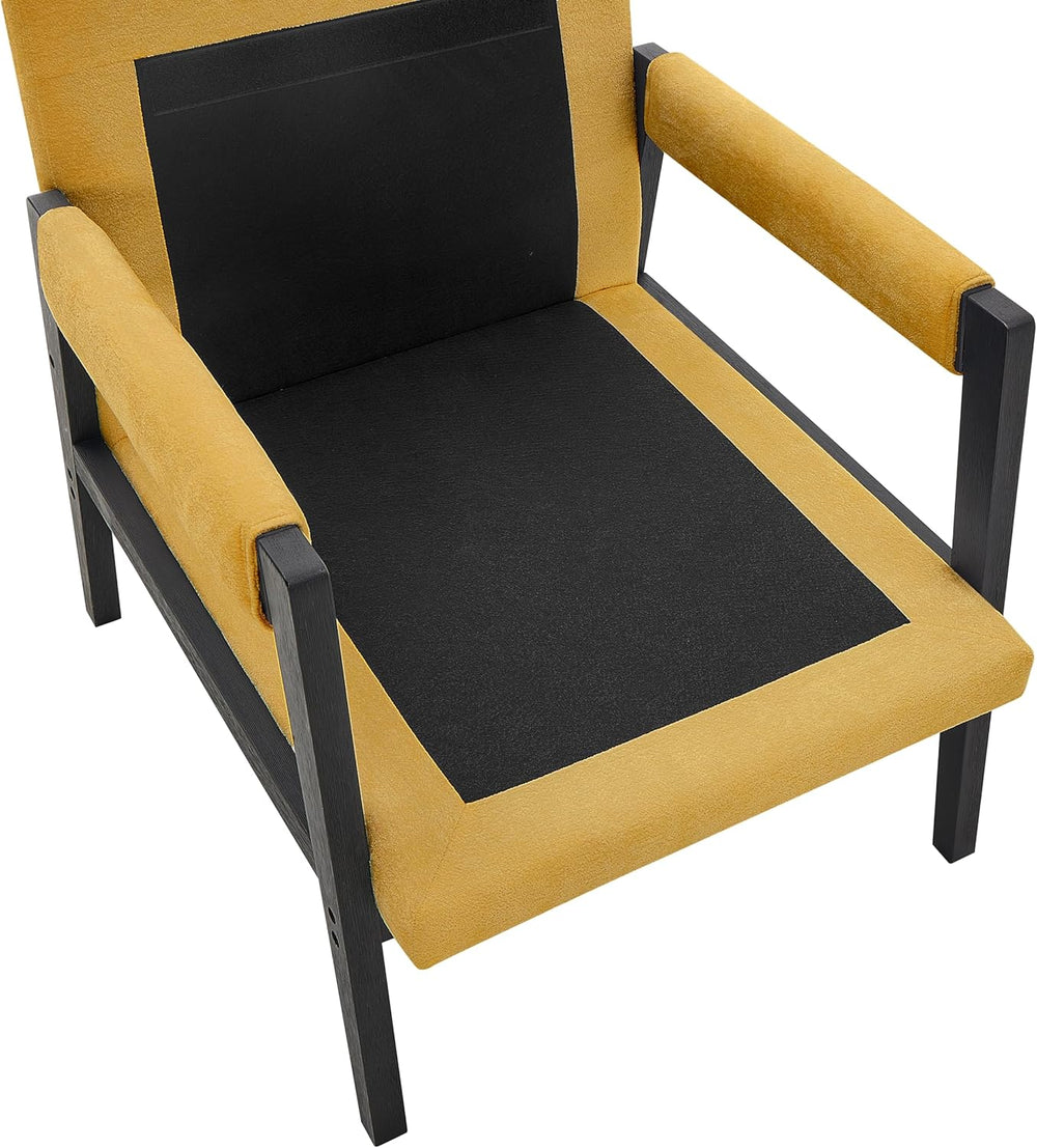 Roundhill Furniture Kelly Mid-Century Modern Chenille Upholstered Accent Armc...