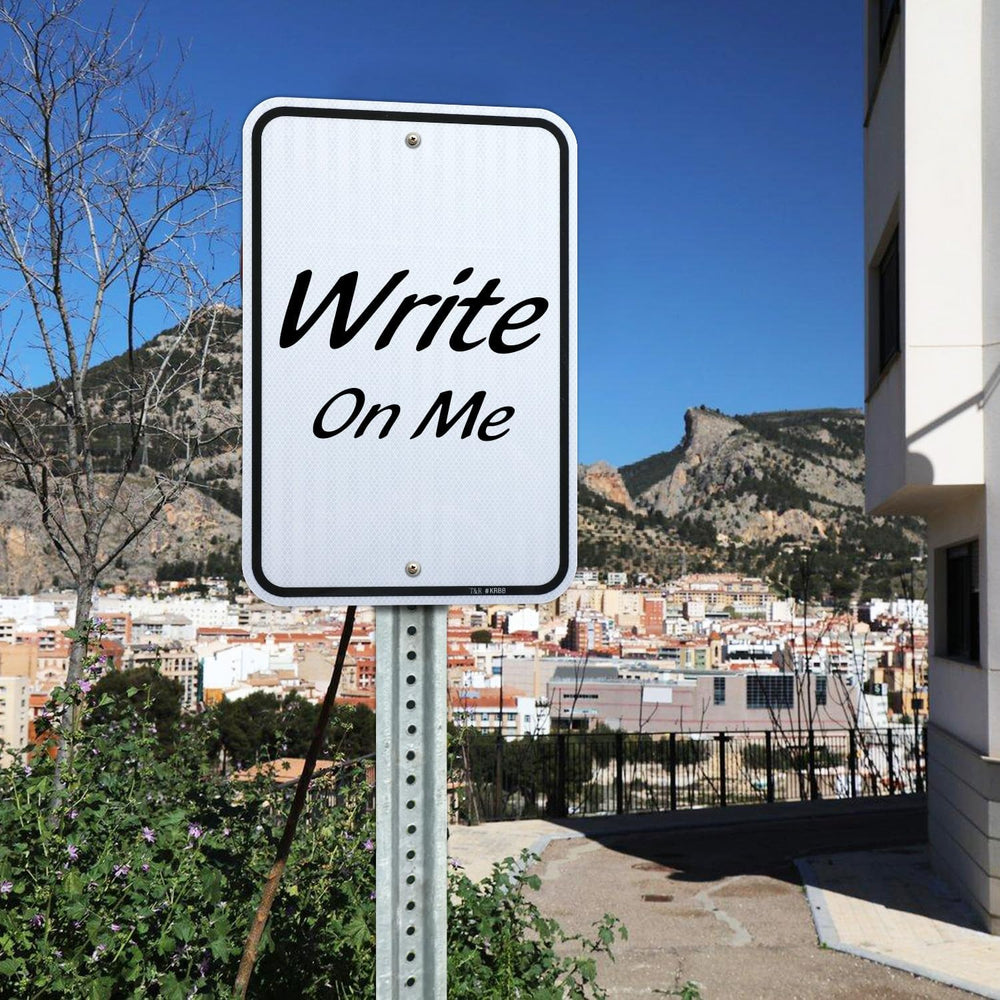 T&R (2 Pack) Large White Blank Metal Sign, 18" x 12" Engineer G...