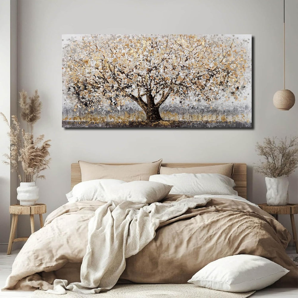CHUDANHAO Large Canvas Wall Art for Living Room,Tree Wall Picture,29x58 In