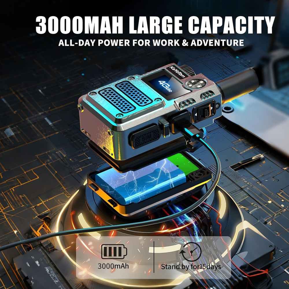 Lifetime Free Global Unlimited Range 4G LTE PoC Walkie Talkies Long Range Rap...