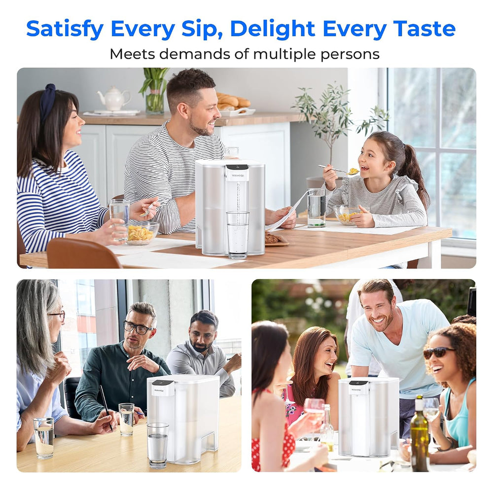Waterdrop ED04W-L Mega Electric Water Filter Dispenser, Large 27-Cup, White