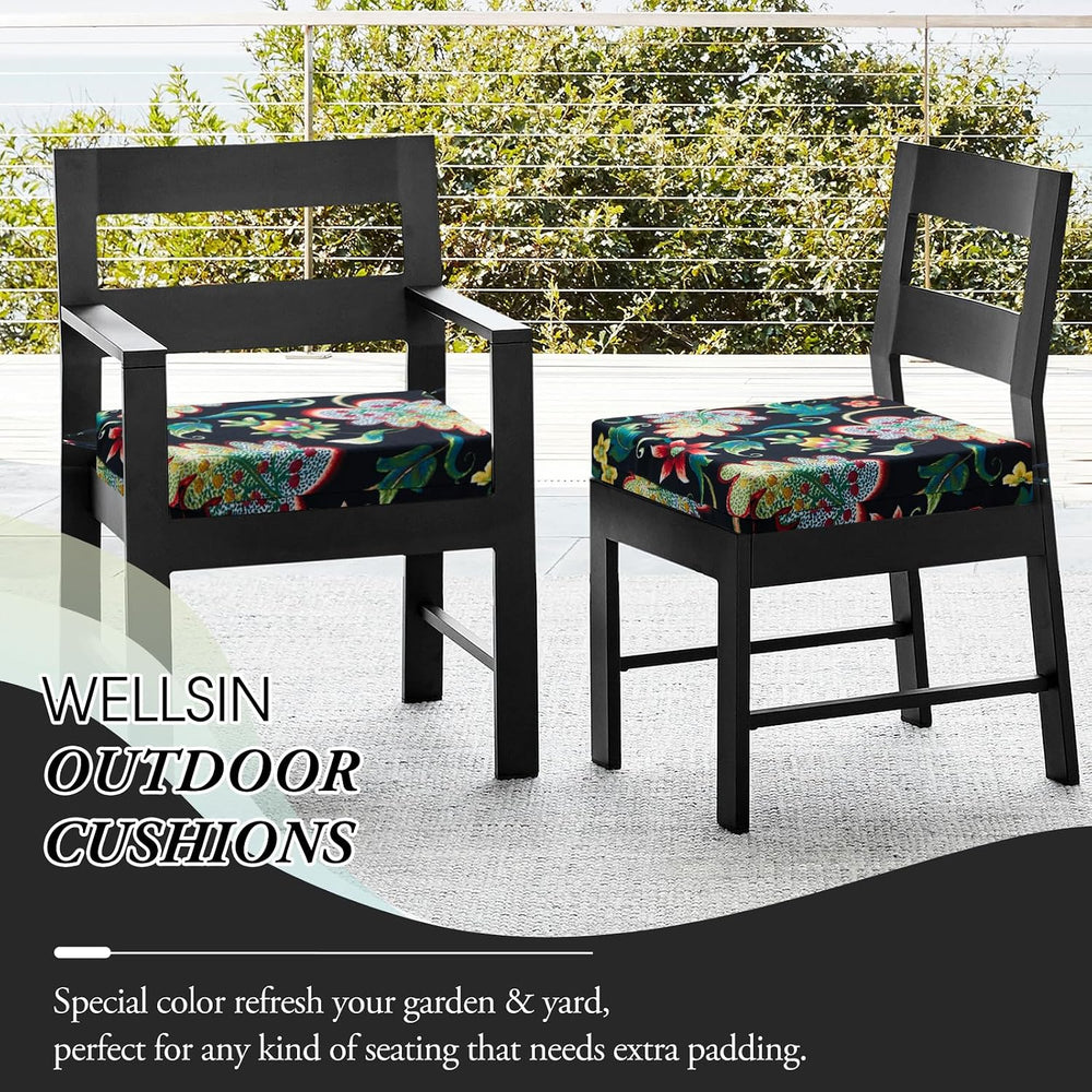 Wellsin Outdoor Chair Cushions for Patio Furniture - Outdoor Cushions for Cha...