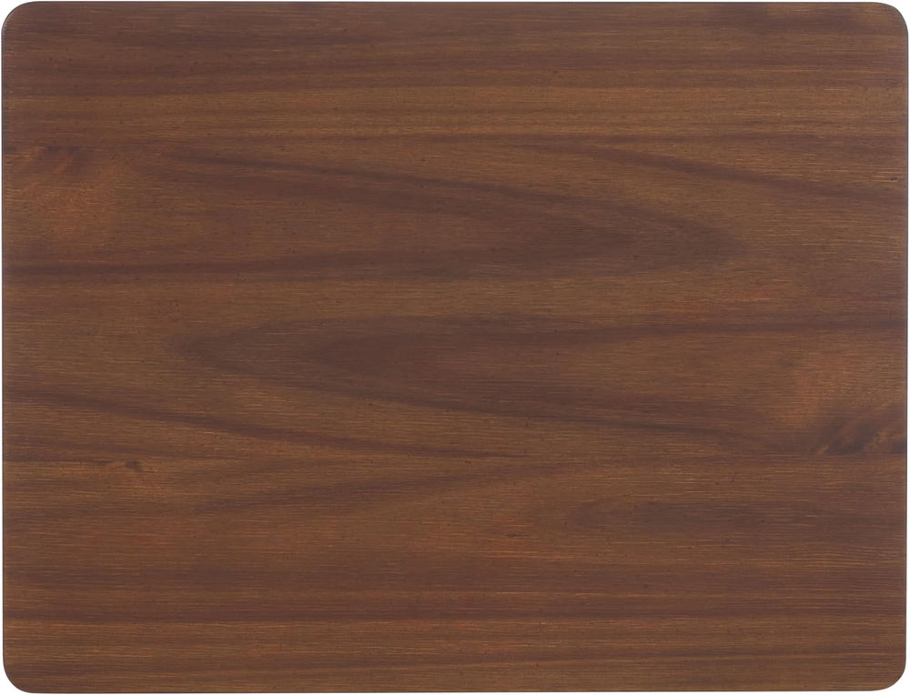 SAFAVIEH Home Collection - Akai Accent Table, Walnut Brown Side Table with Cr...