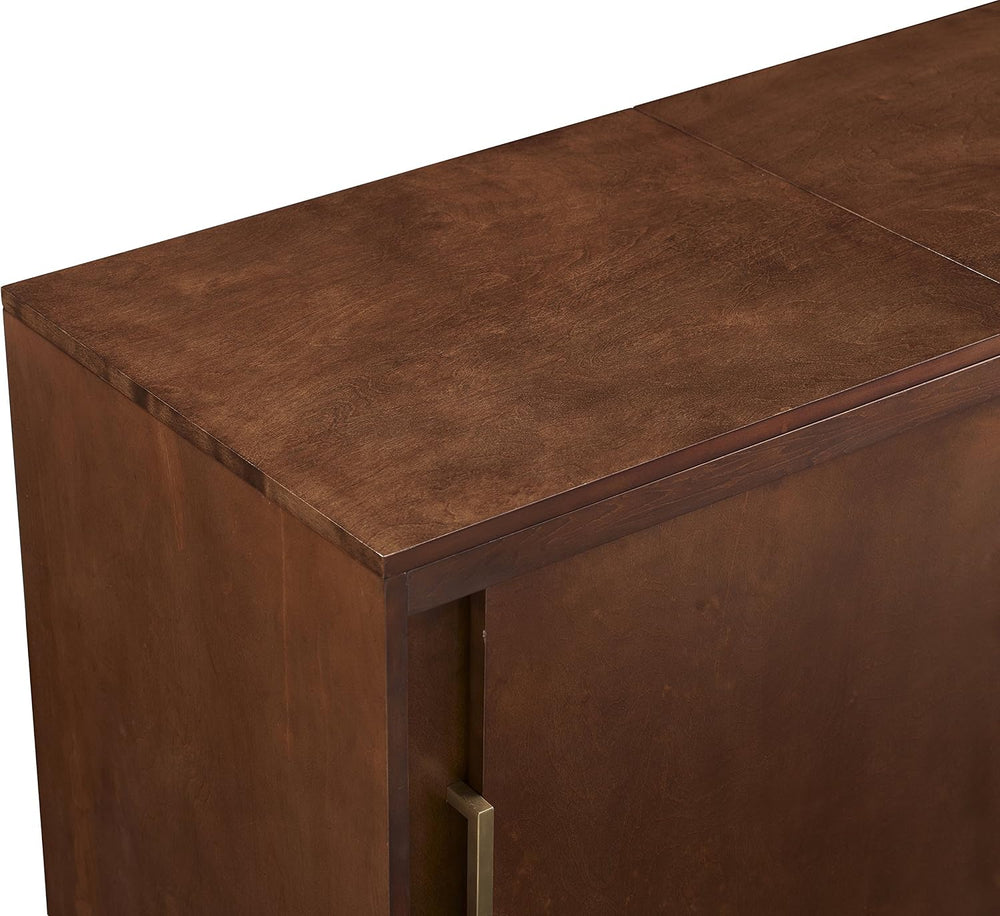 Crosley Furniture Everett Record Player Stand, Vinyl Storage