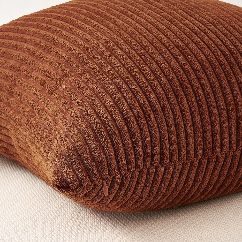 Topfinel Yellow Brown Gradient Rustic Pillow Case Boho Throw Pillow Covers 22...