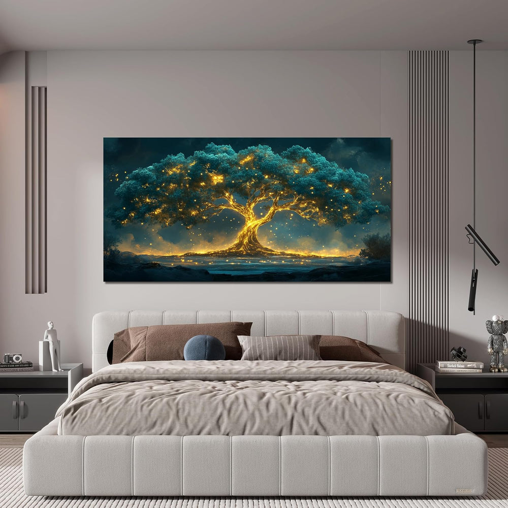 Canvas Wall Art Decor Artwork for Walls Green Wall Art Decor Tree of Life Wal...