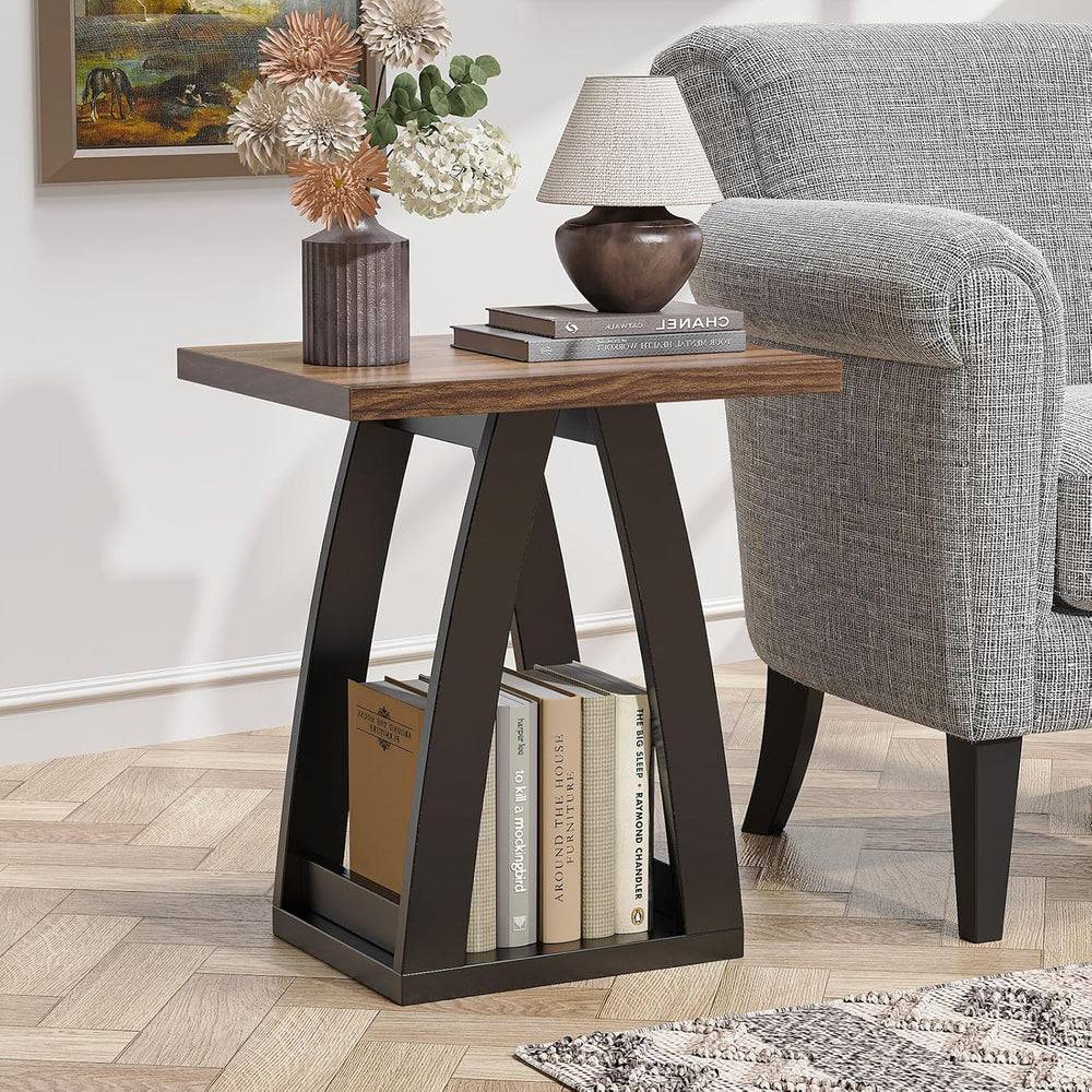 End Tables Living Room. Side Table Beside Sofa. Modern End Table for Living R...