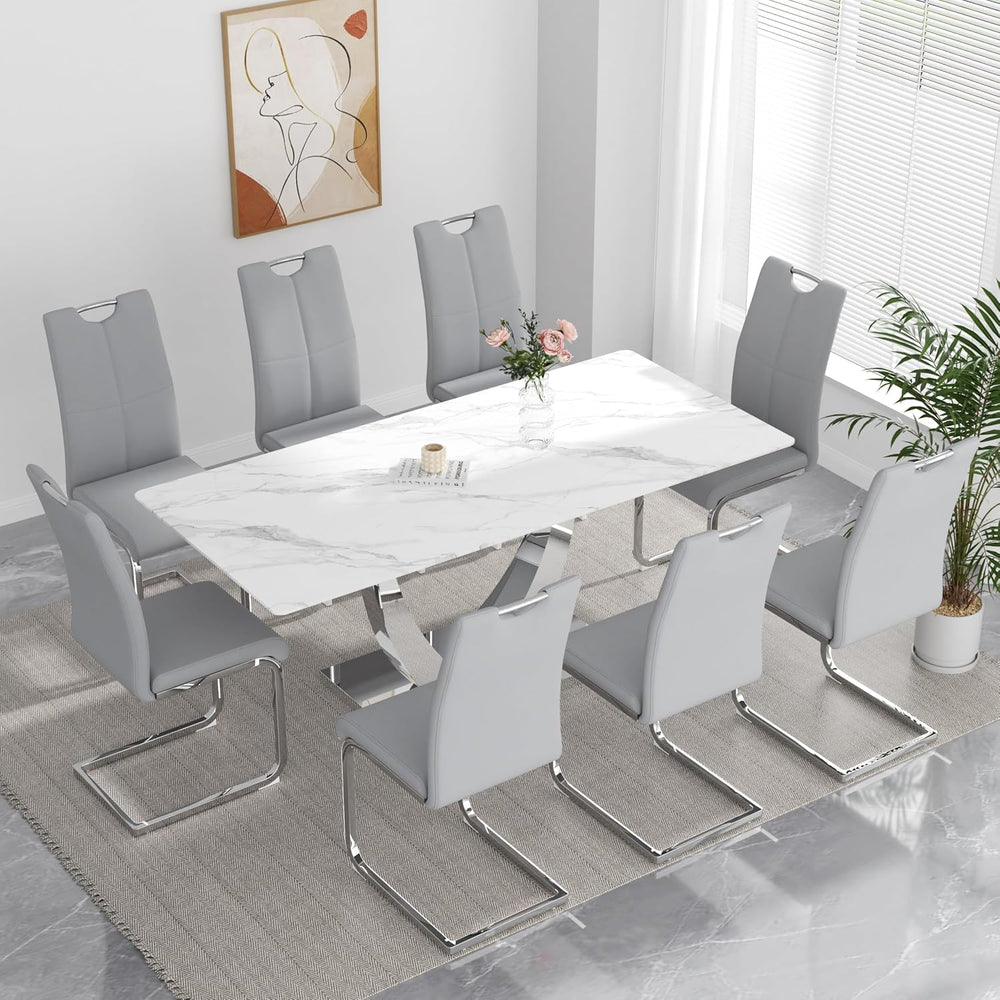 yeag Modern Dining Chairs Set of 4, High Back Kitchen and Kitchen Room Chairs...