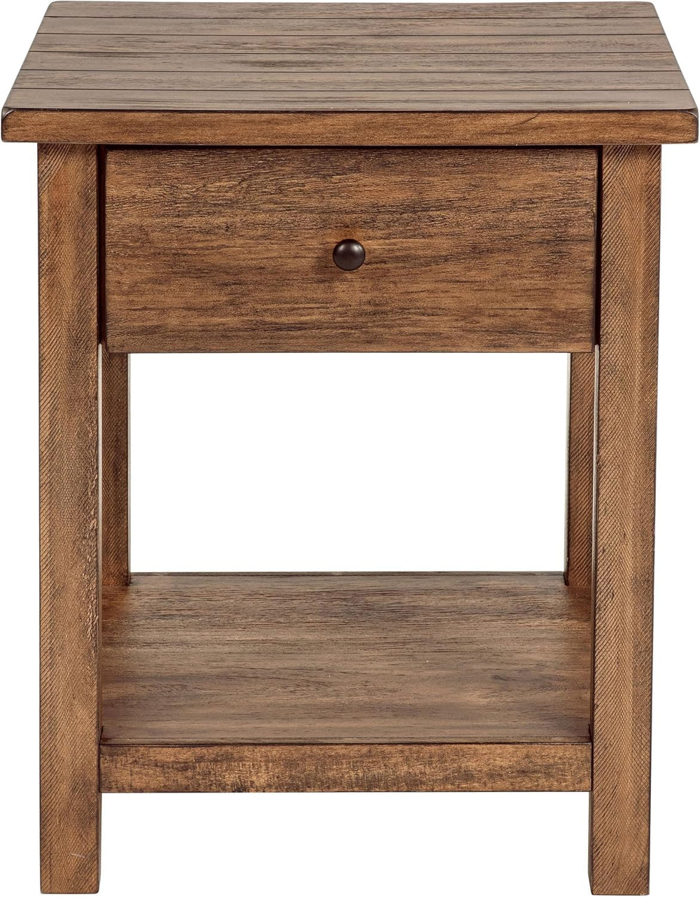 Coaster Home Furnishings Payne 1-Drawer Wood End Table with Shelf Distressed ...