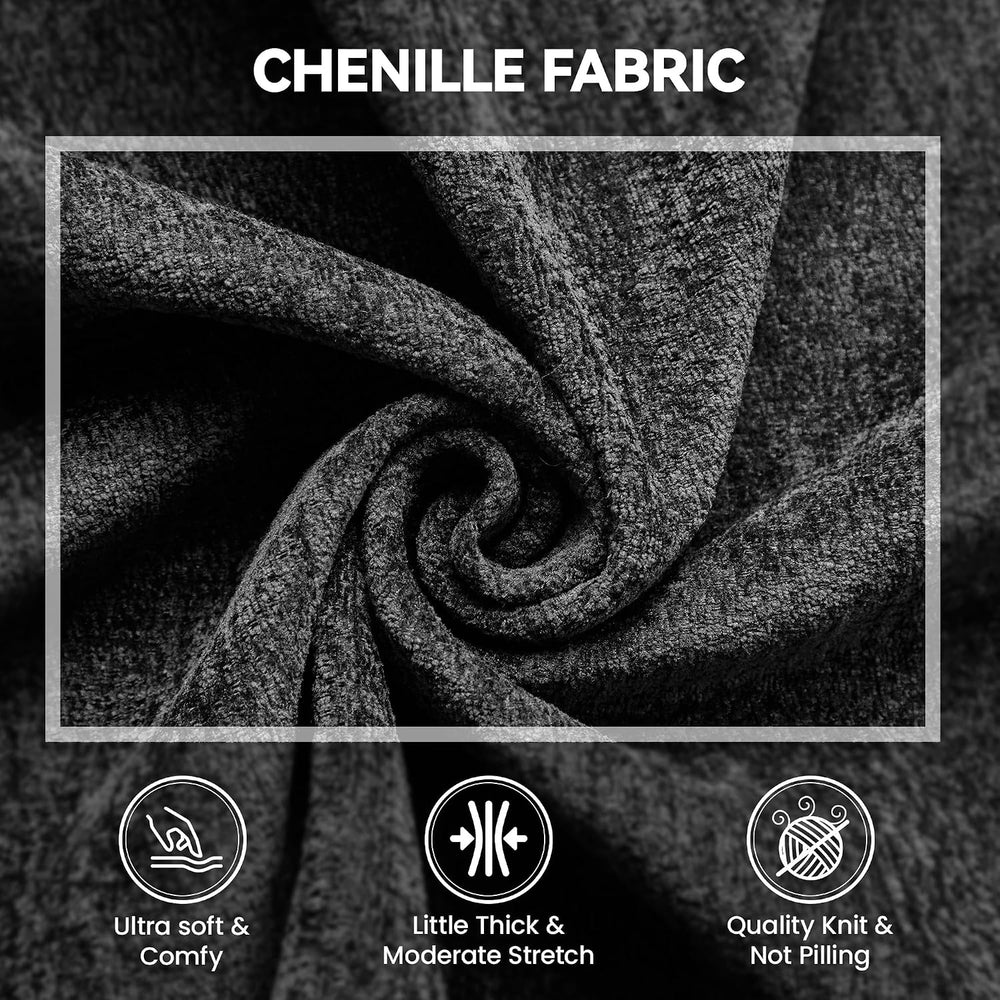 167'' Chenille U Shaped Couch, Oversized Modular Sectional 8 Seater S...