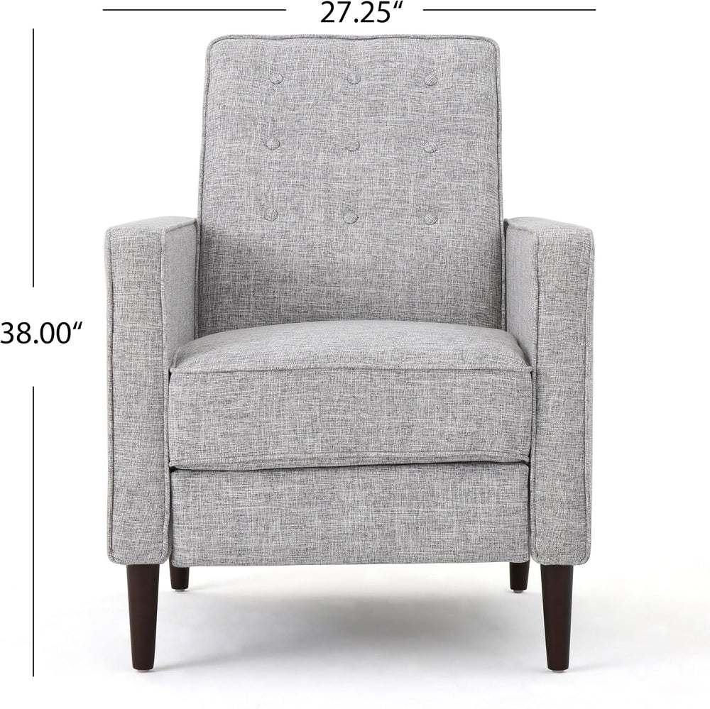 Christopher Knight Home Mervynn Mid-Century Modern Fabric Recliners, 2-Pcs Se...