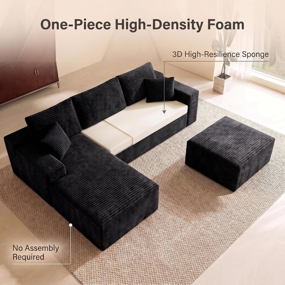 Boneless Couch Modular Sectional Sofa Cloud Couch