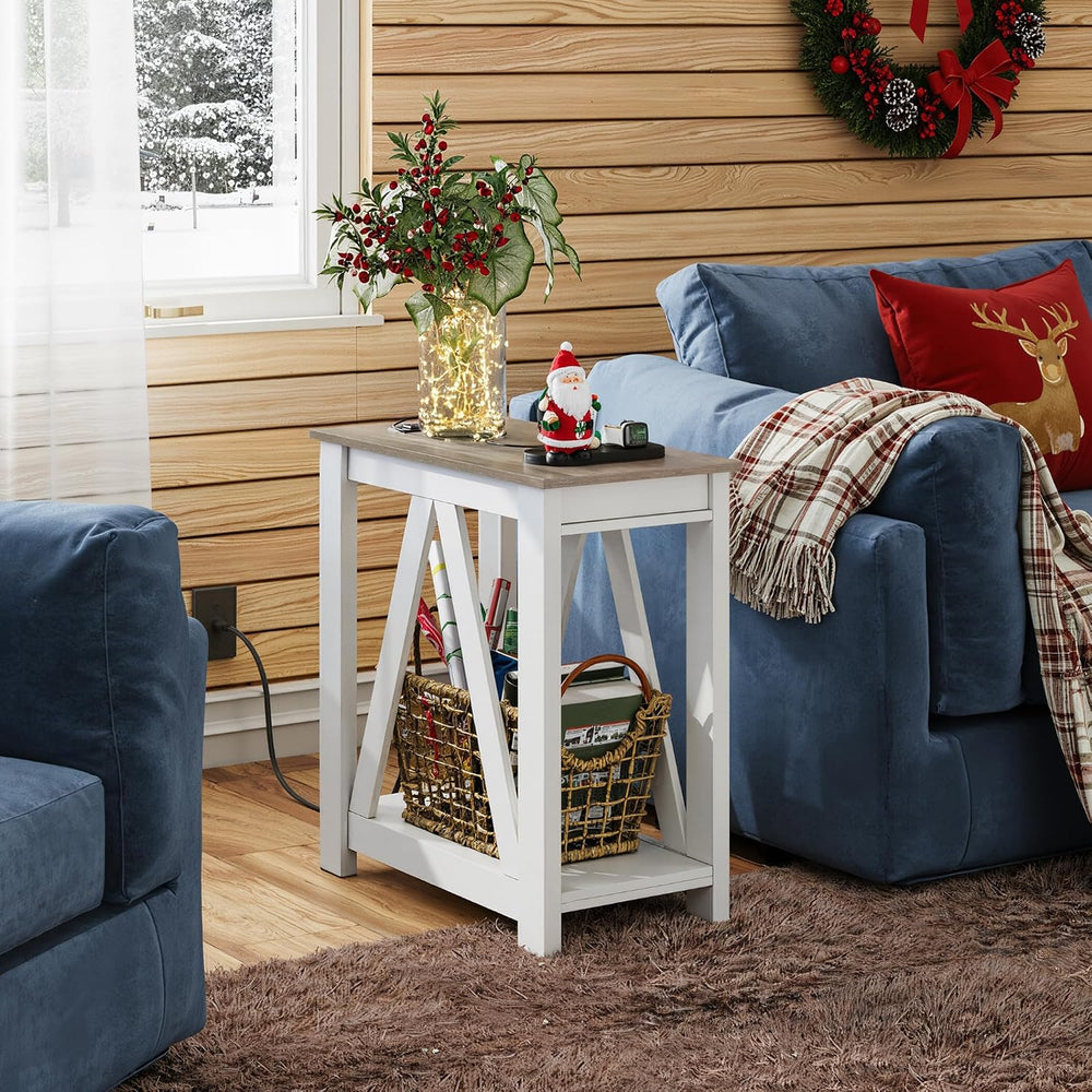 WLIVE Coffee Table with End Table