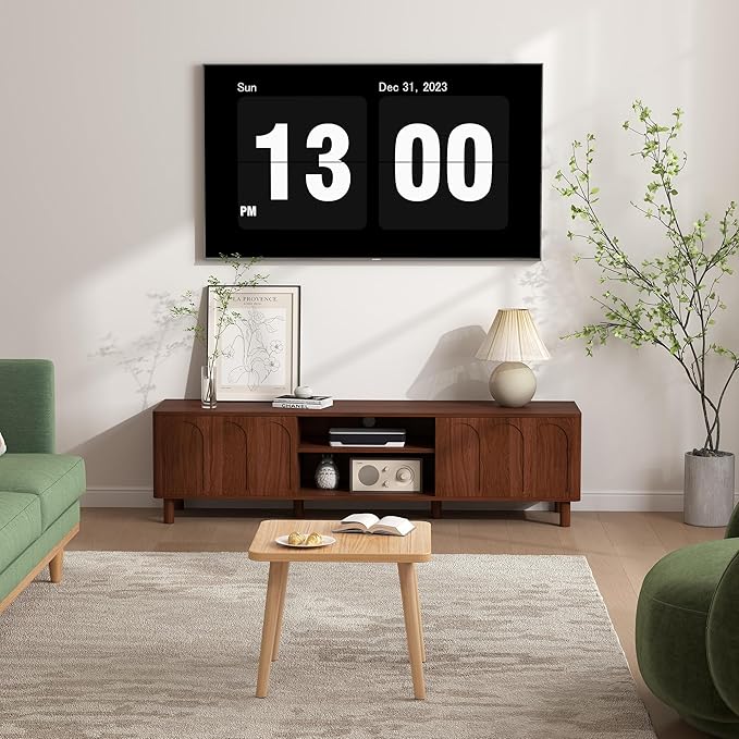 TV Stand for TVs up to 70'', Entertainment Center with Large Storage ...