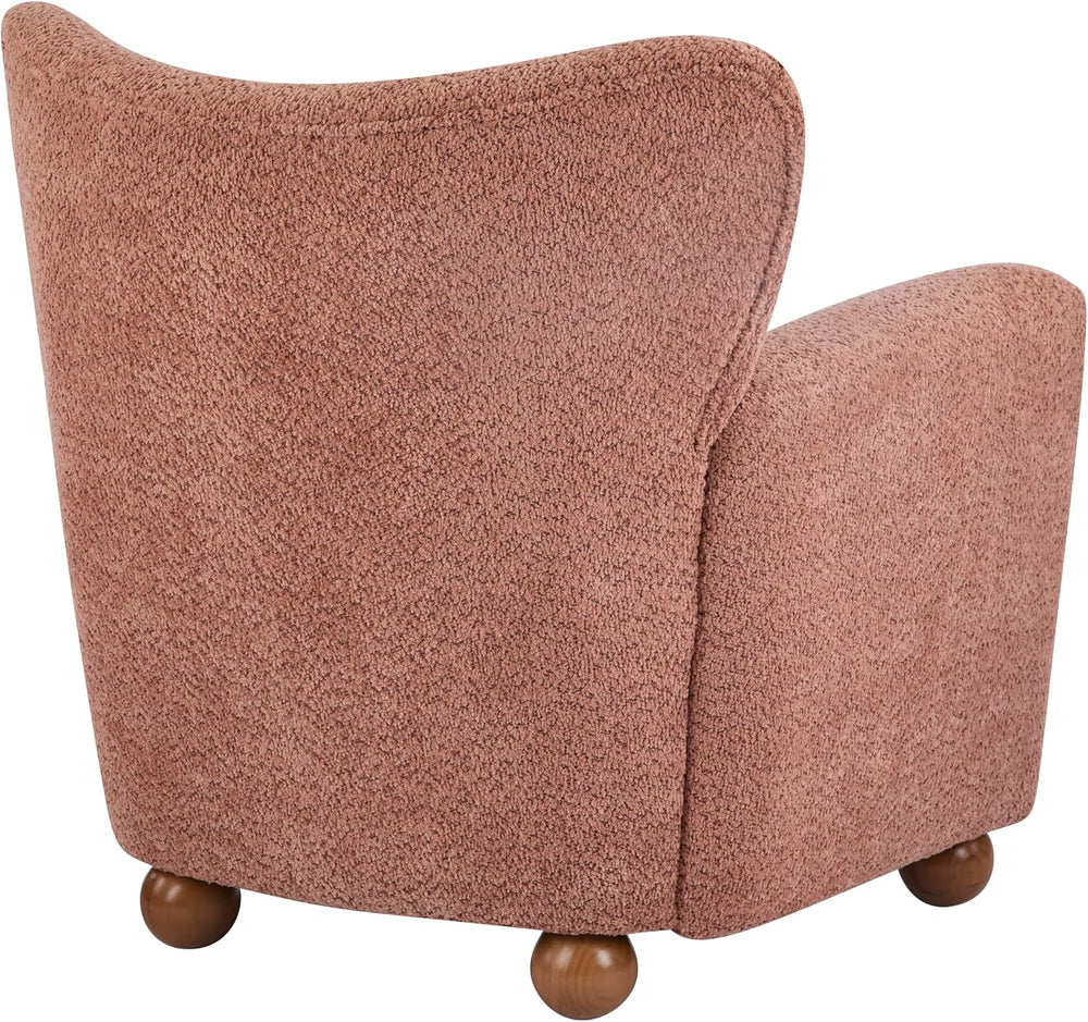 Christopher Knight Home Lindy Wingback Accent Chair, Upholstered Armchair wit...