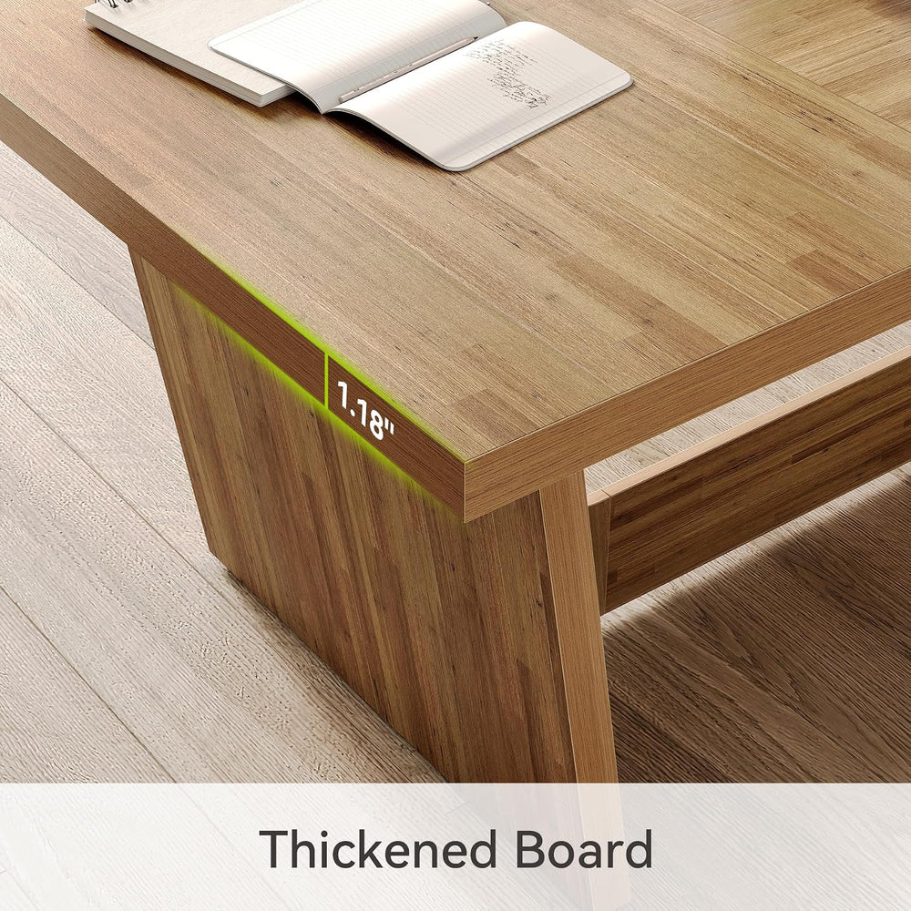 1Easylife 70.87 Inches Long Executive Desk, Wooden Computer Desk, Industrial ...