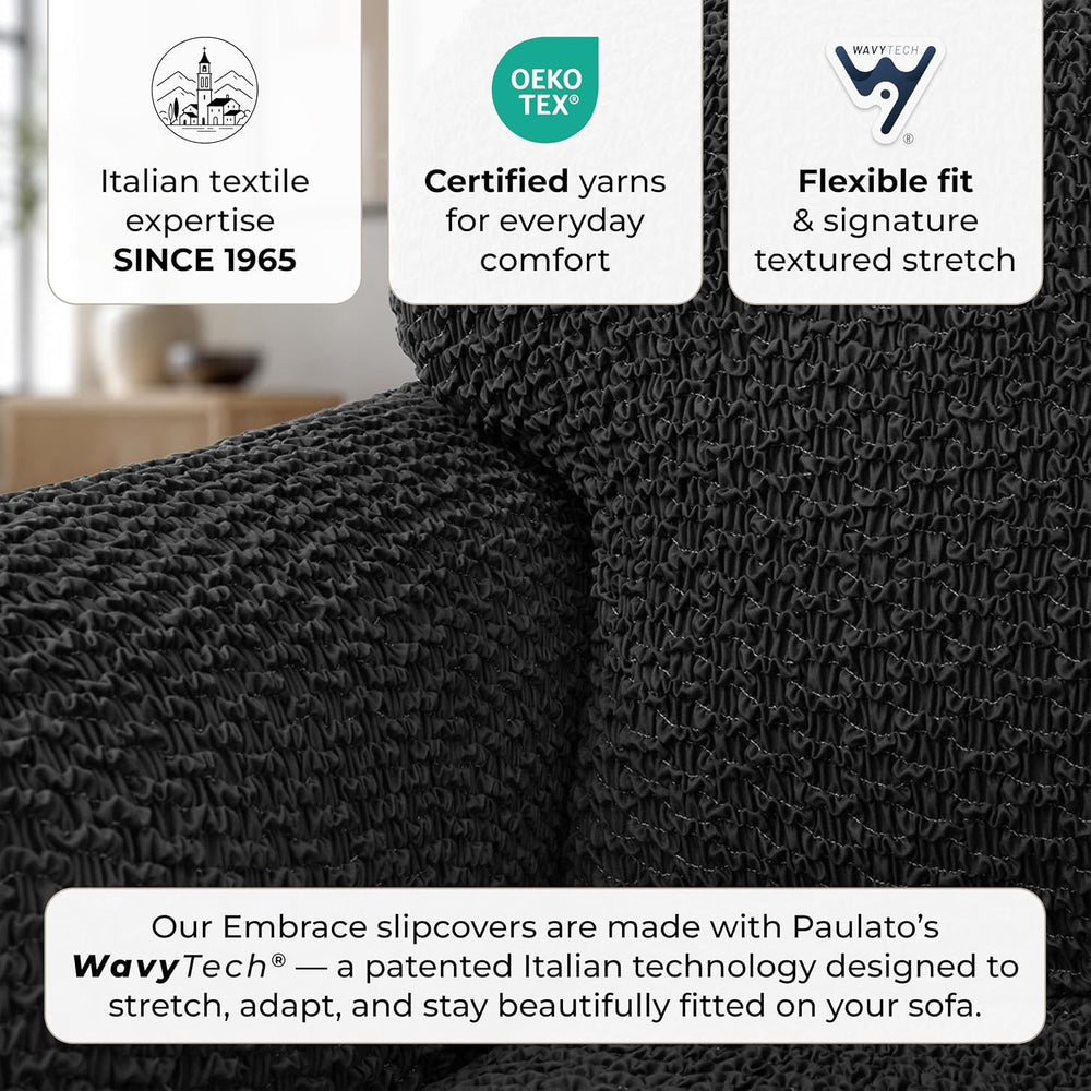 PAULATO Stretch Sofa Slipcovers – Soft Elastic Fabric Couch Cover for Armchai...
