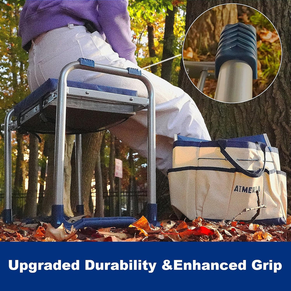 K5 Foldable Kneeler Seat - Heavy Duty (Detachable Cloud Kneeler Pad) - Garden...