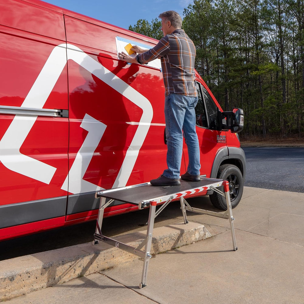 TP2 Plus Work & Staircase Platform Length and Height-Adjustable Telescopic