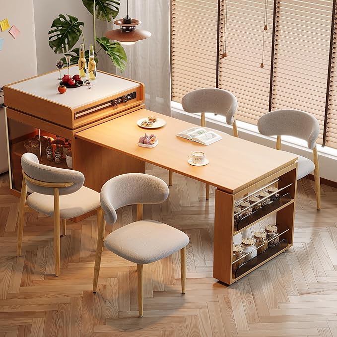 Dining Chairs Set of 4 for Kitchen Dining Table Mid Century Modern Farmhouse ...