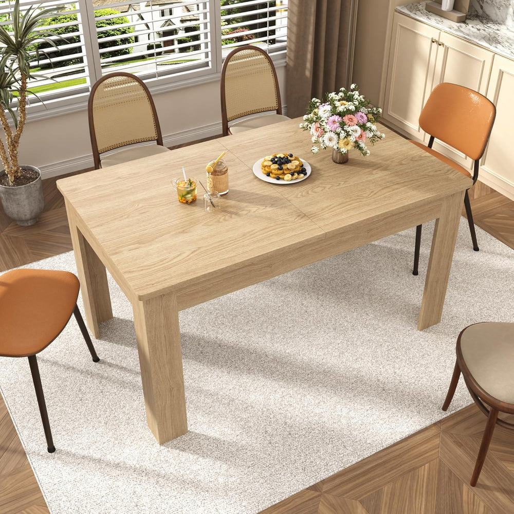 jiteentarou Extendable Dining Table for 6-10 People from 59in to 86in, 86inch...