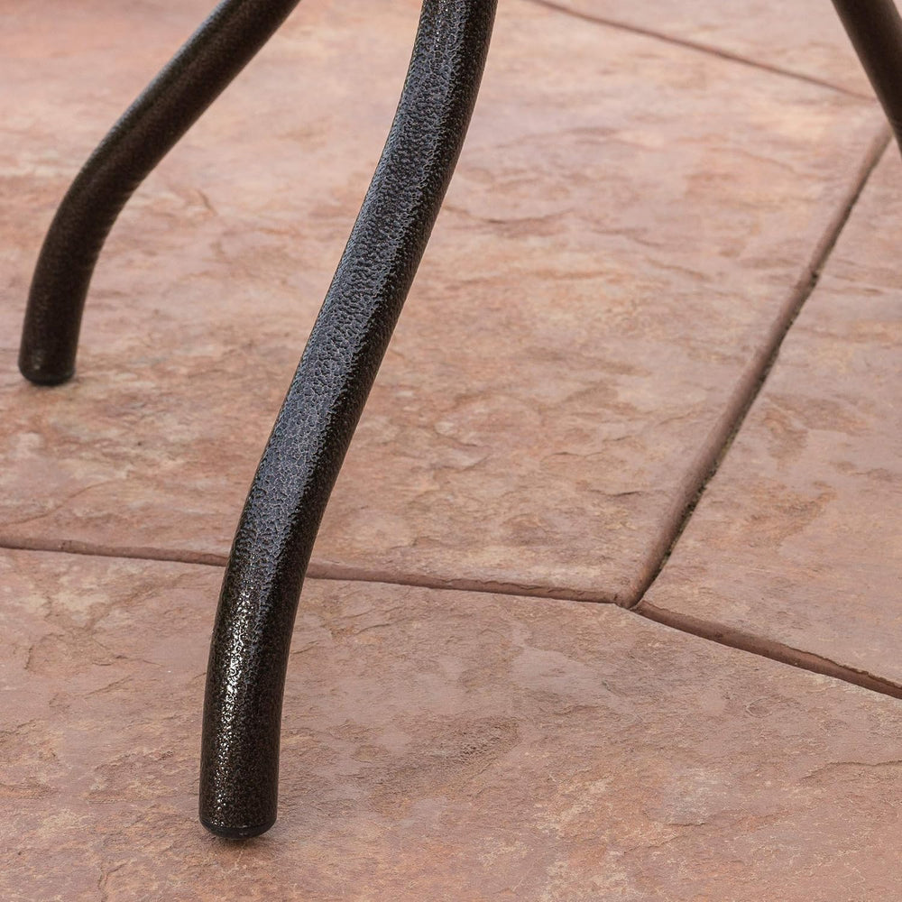 Christopher Knight Home Hallandale Outdoor Cast Aluminum Dining Set for Patio...