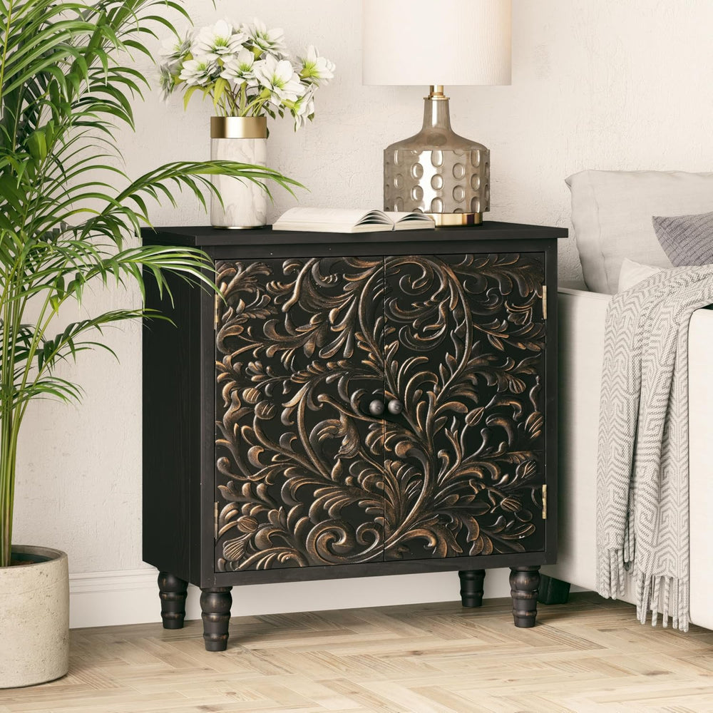 2 Door Farmhouse Storage Cabinet