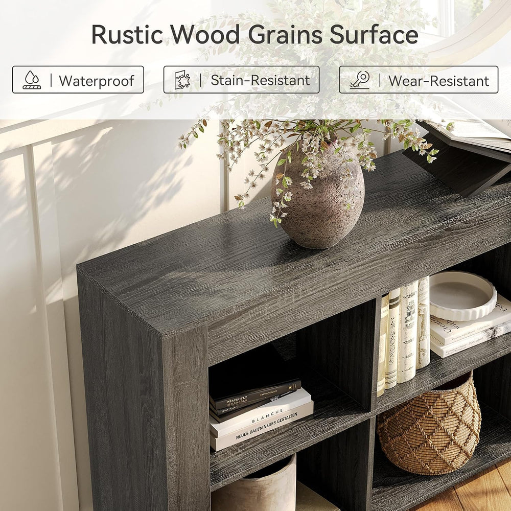 LITTLE TREE Console Table with Storage, 63-Inch Long Sofa Table, Entryway Tab...