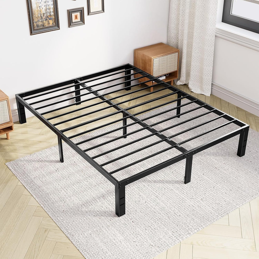 DUMOS Queen Bed Frames, 12 Inch Height Metal Platform Bed Frame