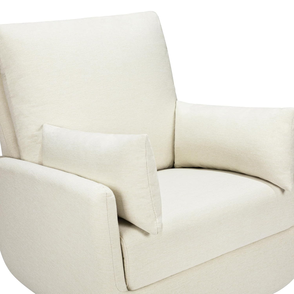 Davinci Juno Swivel Glider, GREENGUARD Gold Certified, Vanilla