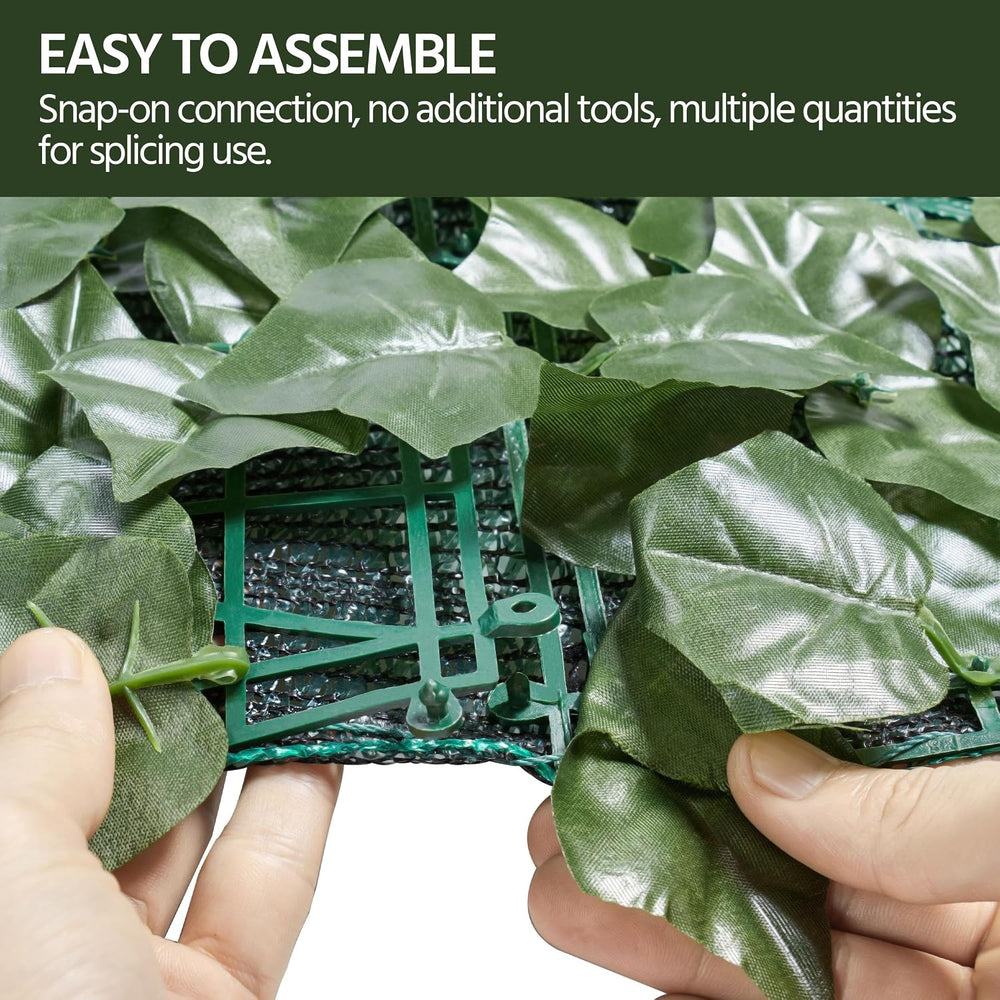 Yaheetech Artificial Ivy Privacy Fence Screen with Mesh-Backed Panels,1PCS