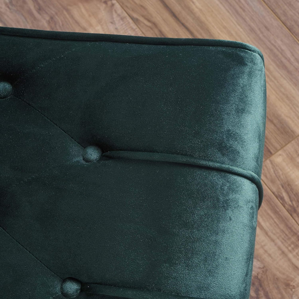 Christopher Knight Home Rafaela Modern Glam Tufted Velvet Chaise Lounge with ...