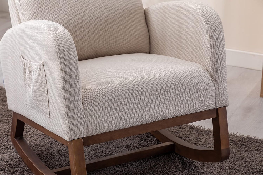 Rocking Chair,Nursing Chairs with Foot Rest for Mom, Rocker Glider Chair with...