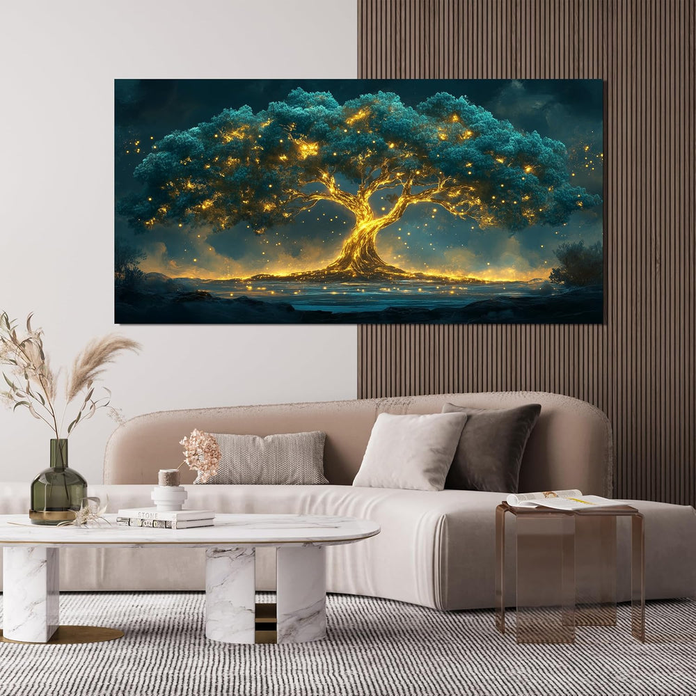 Canvas Wall Art Decor Artwork for Walls Green Wall Art Decor Tree of Life Wal...