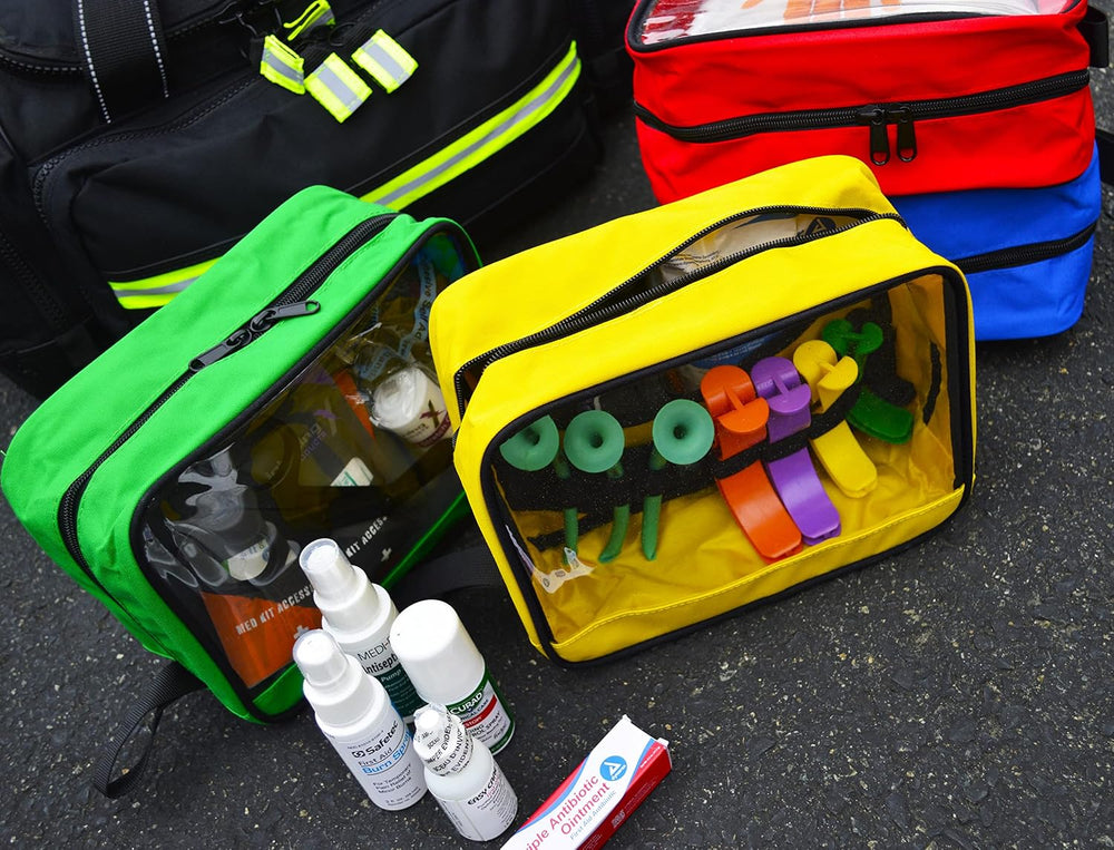 Lightning X Products Premium Color Coded Organizer First Aid Kit Accessory Po...