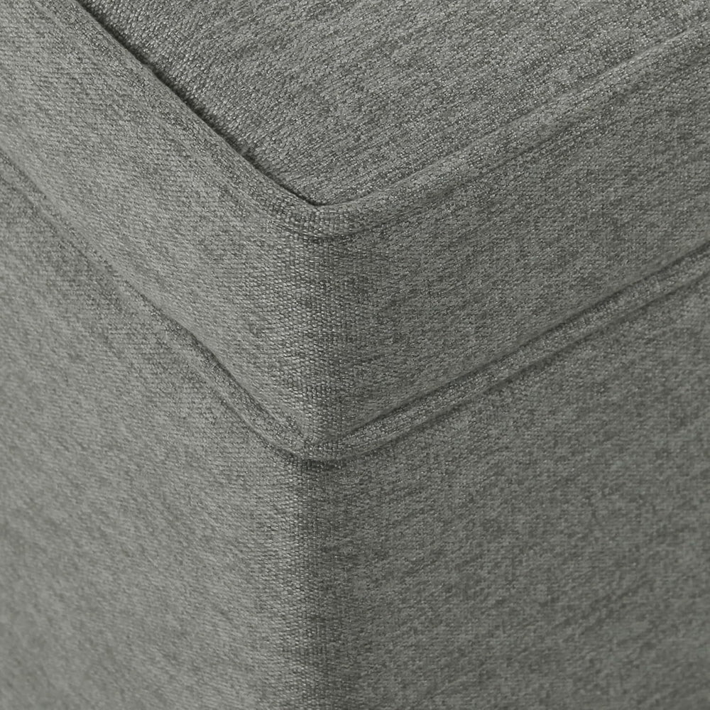 HomePop 24" Storage Ottoman - Gray