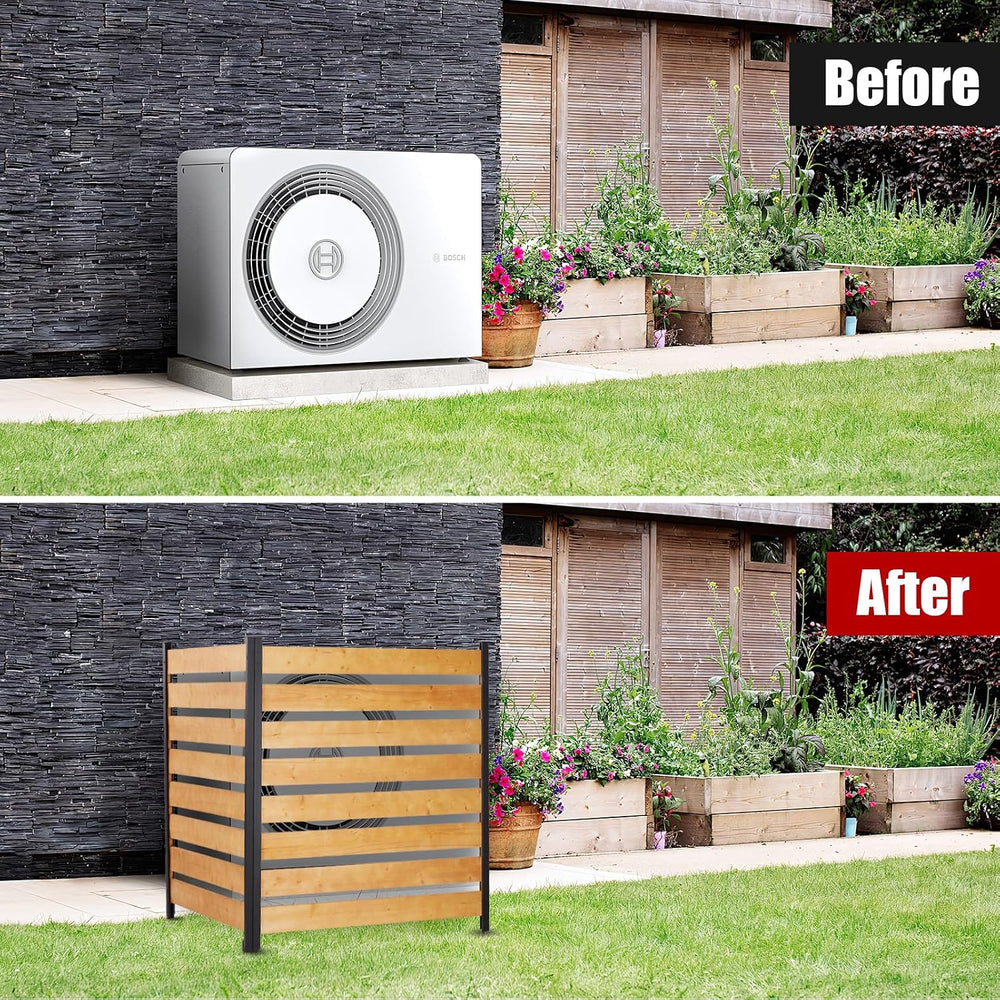 Privacy Fence Panels for Outside No Dig Fence Screen Garden Fence Wooden Air ...