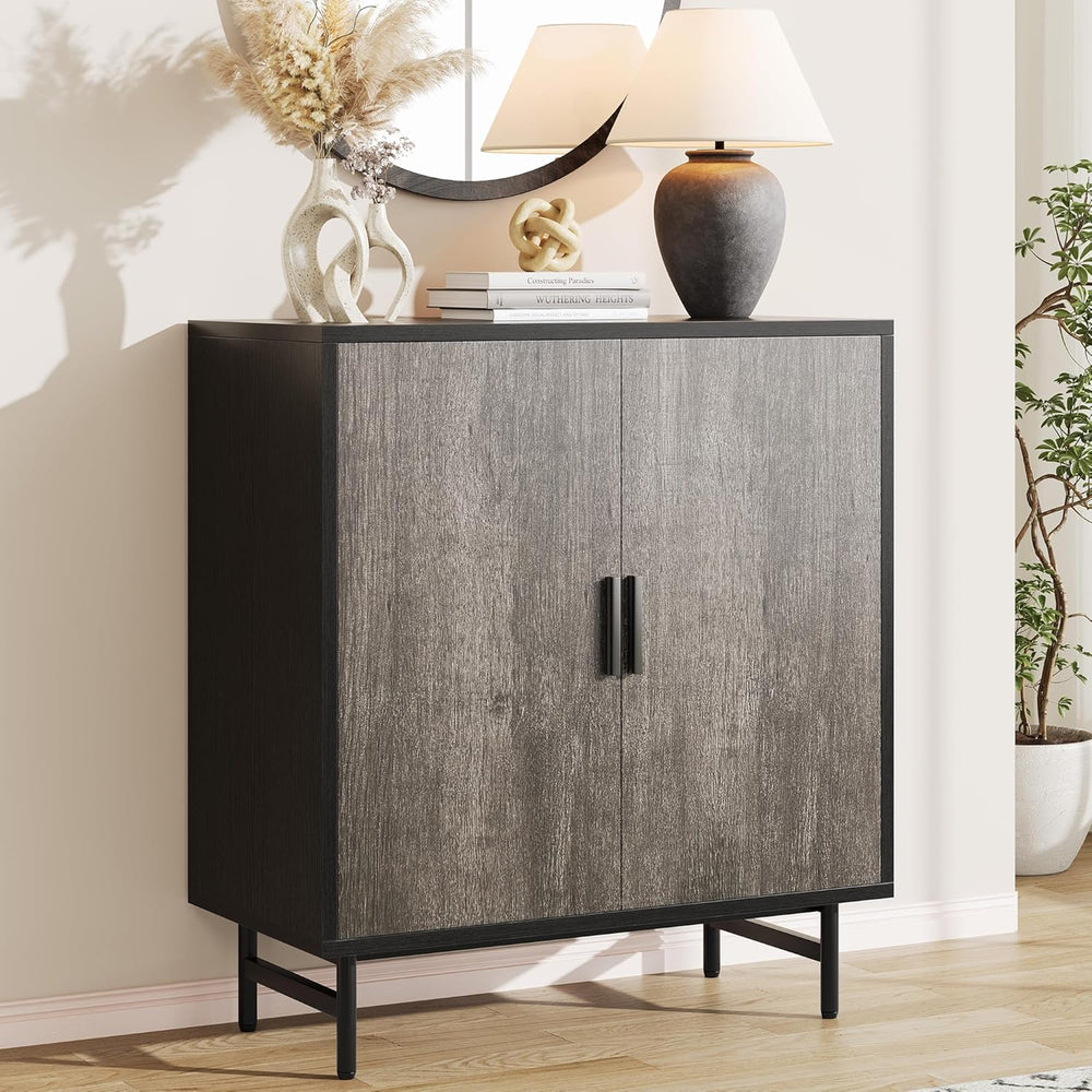 Sideboard Buffet Cabinet with Storage, Kitchen Storage Cabinet with Adjustabl...