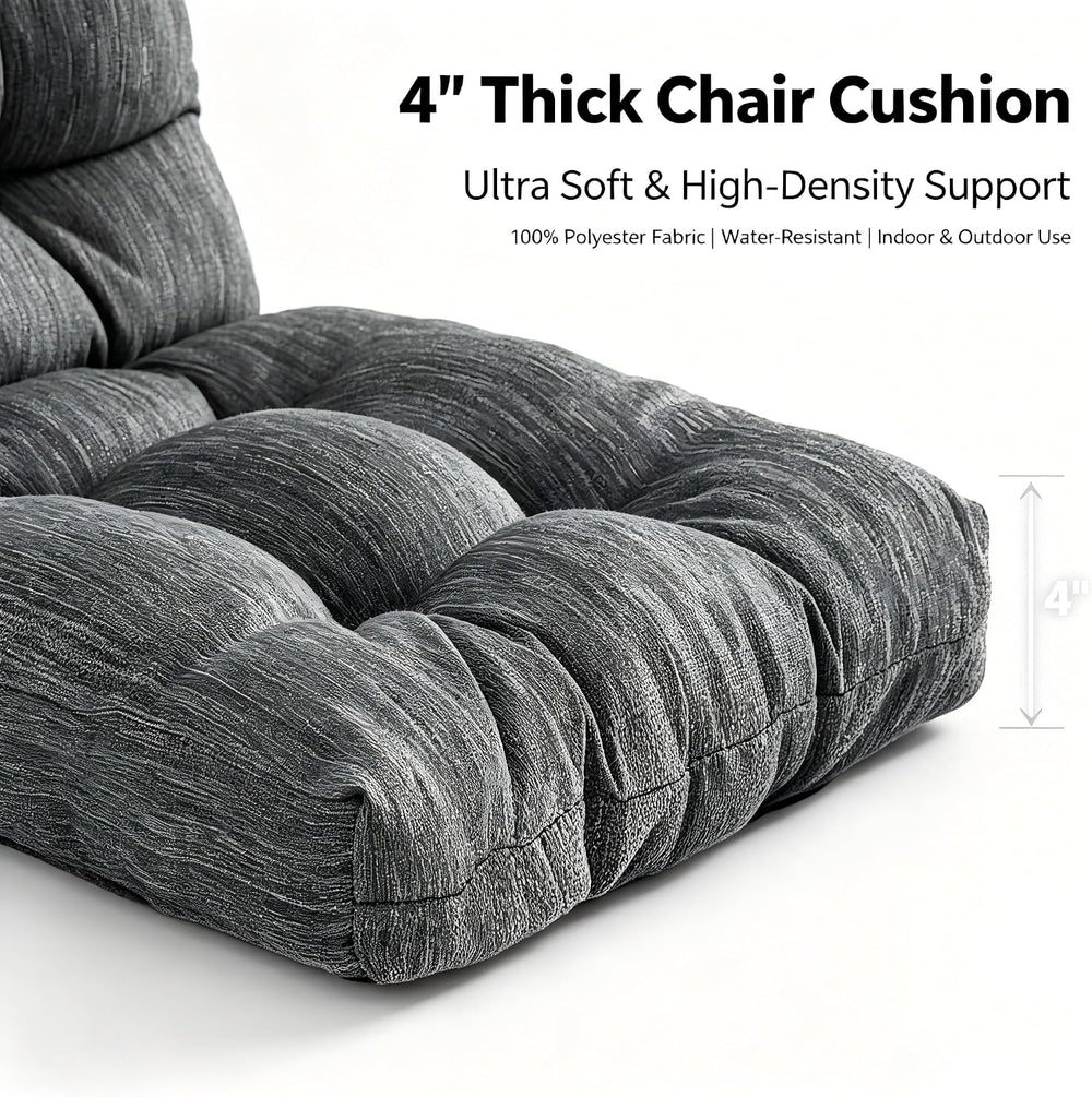 QILLOWAY Outdoor Chair Cushion for Patio Furniture, Waterproof Patio Cushions...