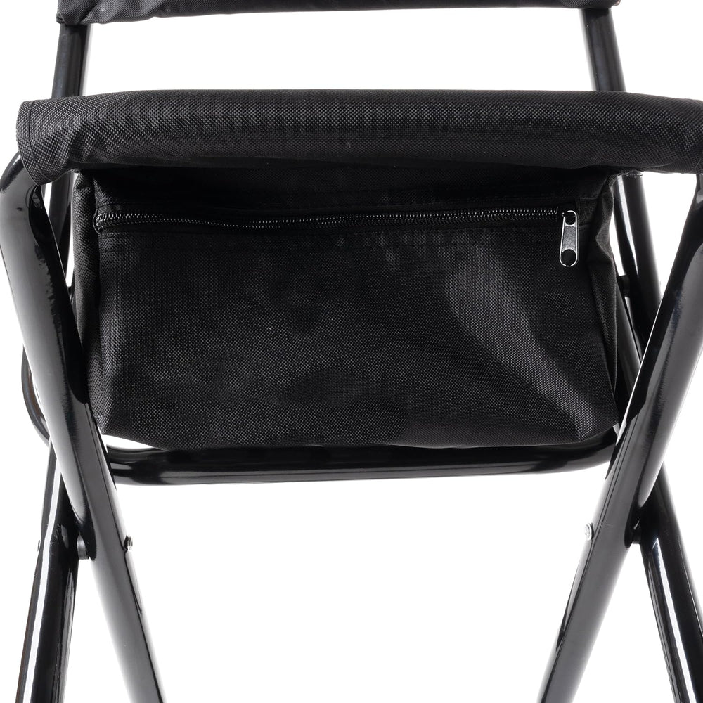Rothco Deluxe Folding Stool with Back & Pouch - Portable Seating for Outd...